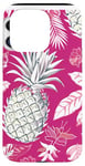 Coque pour iPhone 15 Pro Festive Tropical Ananas Coque de téléphone Motif Noël