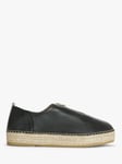 John Lewis Koko Leather Flatform Espadrilles