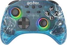 Harry Potter - Manette Switch Rgb Bluetooth Sans Fil Câble 1m - Translucide - Patronus