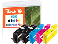 PEACH MultiPack PEACH PI300-761 | CMYBK | HP No. 903 | + 1 tusz black GRATIS