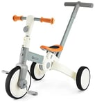 HyperMotion, Tricycle Enfant, Vélo D'équilibre 5 en 1 Tricycle à Partir, pour Les Enfants de 1,5 à 5 Ans, Trotteur, Tricycle pour Enfants, Tricycle pour Enfants avec Pédales Amovibles, Gris