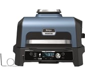 NINJA Woodfire Pro Connect XL OG901UK Outdoor Electric BBQ Grill & Smoker  Black & Blue