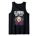 Terrifying Clown Face Killer Clown Costume Horror Vibes Tank Top