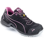 Chaussures de sécurité femme S1P ESD Puma Fuse TC basses noir/rose 42 - Noir