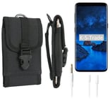 For Samsung Galaxy S9 + EARPHONES Belt bag outdoor pouch Holster case protection