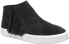 Minnetonka Femme Bottines Gwen Baskets à Enfiler, Noir, 37.5 EU