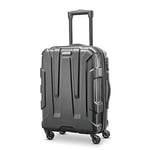 Samsonite Centric Hardside 20, Centric Hardside 20, Noir, 51 cm, Valise Rigide Extensible avec roulettes pivotantes centrales