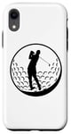 Coque pour iPhone XR Balle de golf "Dix-huit trous" Les passionnés de golf