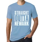 Homme Tee-Shirt Tout Droit Sorti De Newark - Straight Outta Newark - T-Shirt Graphique Éco-Responsable Vintage Cadeau Nouveauté