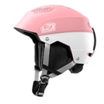 Findway Casque Ski, Casque de Snowboard pour Homme, Femme et Jeune, Casque de Ski Ajustable pour Skating, Snow Blanc Rose,L