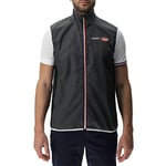 UYN for BUGATTI O102498-G028 GILET COUPE-VENT PLIABLE Sports vest Homme Anthracite Melange XL