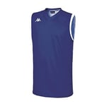 Kappa Cefalu Tank T-Shirt sans Manches de Basket-Ball Homme, Bleu Marine, XL