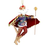 Gisela Graham Nutcracker King Rat Hanging Christmas Tree Decoration NEW DESIGN