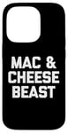 Coque pour iPhone 14 Pro Mac & Cheese Beast T-shirt humoristique avec inscription humoristique