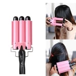 32mm Automatique Perm Splint Céramique Fer À Friser 3 Barils Grande Vague Fer À Friser Cheveux Waver Bigoudis Styling Outils