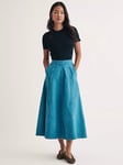 Nobody's Child Hampstead Pure Organic Cotton Denim Maxi Skirt, Mid Denim