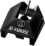 Audio Technica AT-VMN95E BK - Stylet de Remplacement Noir pour Cellule AT-VM95E