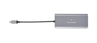 KRAMER KDOCK-2 DOCKING STATION - ADAPTER USB TYPE-C TO HDMI/RJ45/USB/SD/PD (91-00015799)