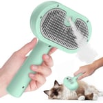 Brosse Chien Chat à Vapeur, 3 En 1 Peigne De Massage En Spray Pour Chats, Brosse à Chat Rechargeable, Avec Réservoir D'eau, Brosse Pour Chats à Poils Courts Et Longs, Idéal Pour Massage,Soin