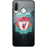 Huawei P30 Lite Svart Mobilskal Med Glas Liverpool