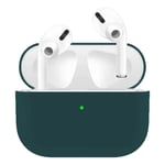 Apple AirPods Pron erittäin ohut silikonikotelo - Mustanvihreä Vihreä