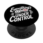 Under Control Gaming Lifestyle Controller Design Game Lovers PopSockets PopGrip Adhésif