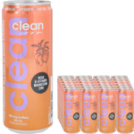 24 x Clean Drink Energidryck Classic Sunrise | 24 x 330 ml