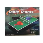 Table Tennis Mini Small 30cm x 60cm Ping Pong Set 2 Rackets 1 ball & Net Game