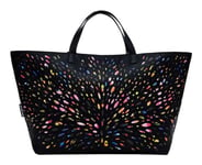 Desigual Accessoires Sac à provisions PU, Courses Femme, Noir, One Size