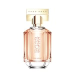 BOSS The Scent - Eau de Parfum for Her - Ambery Fragrance with Notes of Honeyed Peach, Osmanthus Flower and Roasted Cocoa - High Longevity - 50ml (Packaging May Vary)