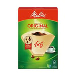 MELITTA - Filtre cornet 1x6 en papier x40 - brun