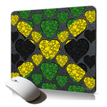 tapis de souris souple drapeau jamaique jamaicain bureau basket durable coeur foot pc fixe mouse pad cadeau unique