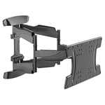 RICOO Support Murale TV 32-65" S3042 (81-165 cm) Suspendu Orientable Inclinable Support Écran Universel Accroche Moniteur VESA 400 x 200 Noir