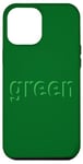 Coque pour iPhone 13 Pro Max Couleur verte