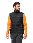 Jack Wolfskin Ather Down Vest M Gilet en Duvet Homme, Noir, M