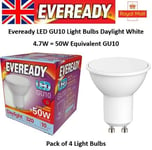 4 x 4.7W = 50W GU10 LED Light Bulbs Spotlight Lamps Daylight White SAD 50 Watt