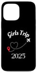 Coque pour iPhone 13 Pro Max Girls Trip 2025 Vacances de voyage pour femmes