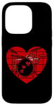 Coque pour iPhone 14 Pro Batteur Saint Valentin Batterie Mariage Musicien