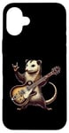 Coque pour iPhone 16 Plus Retro Possum Rock Music Men Kids Women Funny Opossum Rock