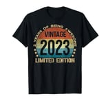 2 Year Old Gifts Vintage 2023 Limited Edition 2nd Birthday T-Shirt