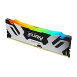 Kingston FURY Renegade Noir RGB XMP 16GB 7600MT/s DDR5 CL38 DIMM Mémoire pour PC de Gamer - KF576C38RSA-16