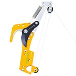 GRÜNTEK Échenilloir Cisaille Télescopique Coupe-branches compatible avec perche et scie d’élagage B096Y4VBF2