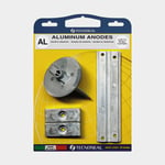 Tecnoseal Aluminiumanodkit Tecnoseal, till utombordare, passar Mercury F75 - F115