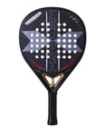 HARLEM PADEL Cyclone 12K Padel Racquet, Adults Unisex, Black/Grey/Gold, One Size