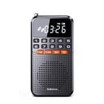  Portable FM  Radio Dual Antenna  Radio Receiver Bluetooth Speaker TF3186