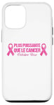 Coque pour iPhone 15 Pro Octobre Rose 2024 Ruban Prevention Cancer Du Sein Hopital