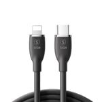 SiGN USB-C till Lightning Kabel 30W, 2m - Svart Svart