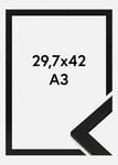 Ram BGA Classic Akrylglas Svart 29,7x42 cm (A3)