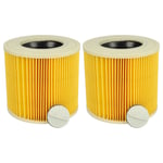 2 Cartridge Filter for Kärcher SE 4002 vacuum & carpet cleaner VC 6000