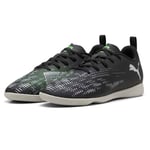 PUMA Future 8 Play IT JR Chaussure de Football, Black Silver-Fluo Green, 33 EU